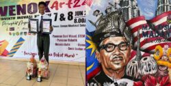 Minat melukis, Sharvin impi jadi pereka grafik
