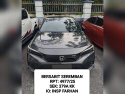 Tiga lelaki ditahan kes curi Honda Civic di pusat cuci kereta