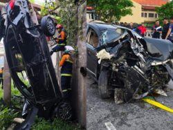 Pejalan kaki hilang di sungai dirempuh kereta dipandu Bangladesh
