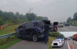 Kemalangan MPV: Trafik perlahan sejauh 9.3 km menuju selatan