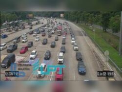 Lebuh raya sesak, kenderaan keluar KL sejak pagi