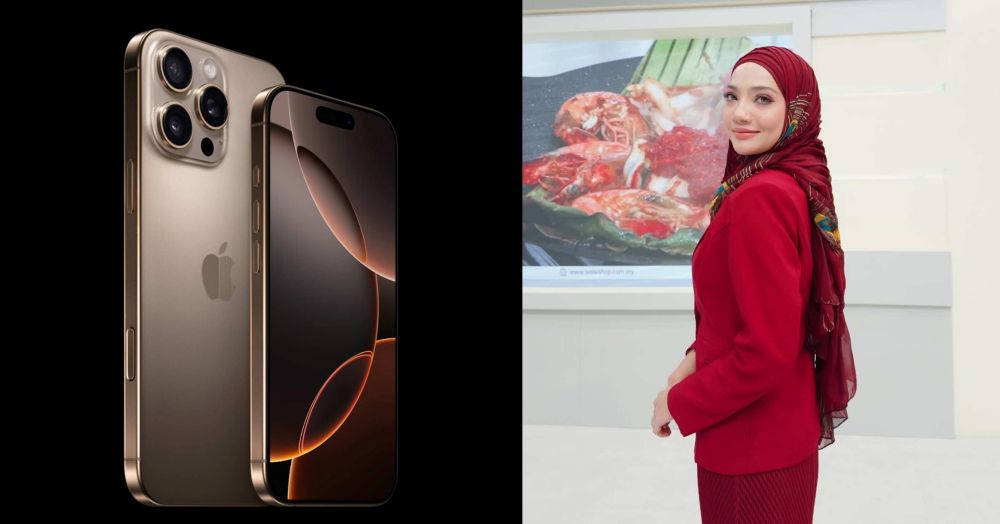Qila Shahirah jatuh cinta telefon berskrin besar