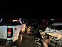 Trak pikap terbabas punca nahas seorang maut, 13 cedera di Machang