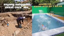 [VIDEO] Atuk 70 tahun gali kolam demi cucu kesayangan