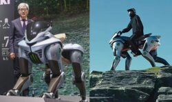 Kawasaki dedah kambing robotik, boleh tunggang macam kuda