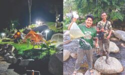 Berkhemah dan memancing di Lenggong Valley Campsite