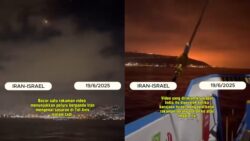 [VIDEO] Terakam misil ‘tembus’ Tel Aviv lagi