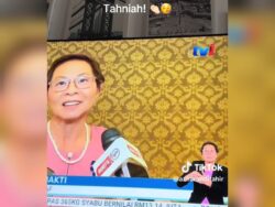 [VIDEO] Pagi dapat pingat, masuk kerja jadi jurubahasa berita diri sendiri