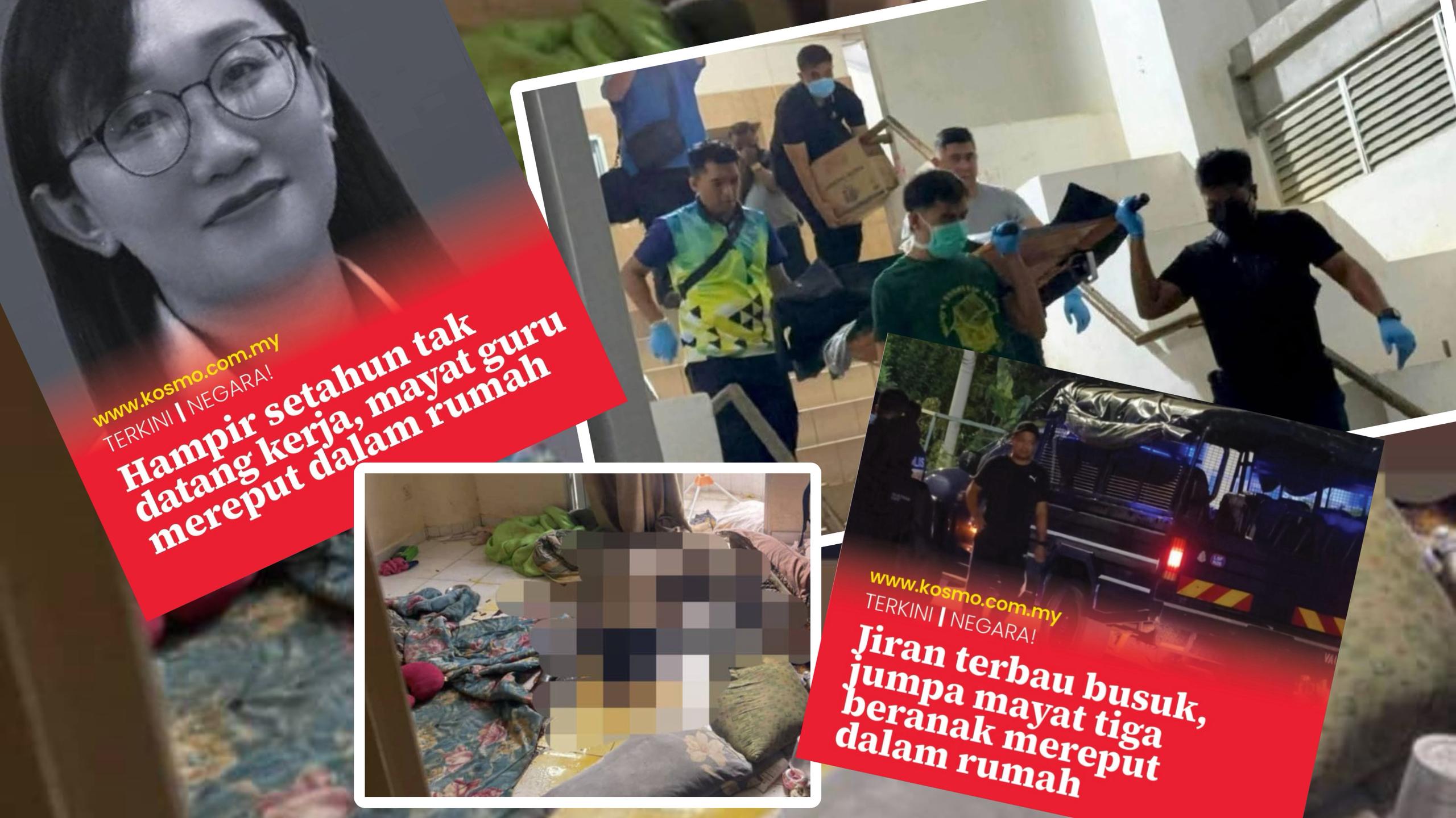 Mayat reput, isyarat sunyi dunia sibuk