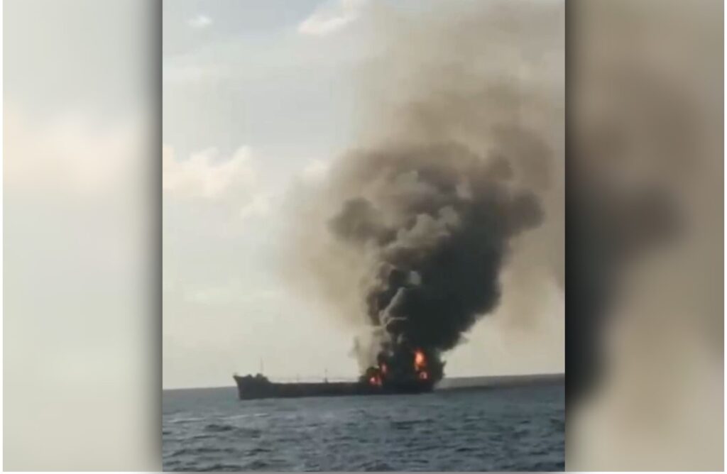 Kru warga Indonesia maut, empat cedera kapal tangki terbakar