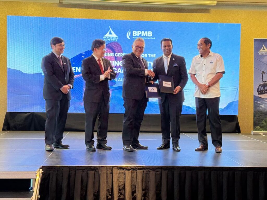 BPMB, Hartasuma meterai perjanjian RM367.2 juta projek kereta kabel Bukit Bendera