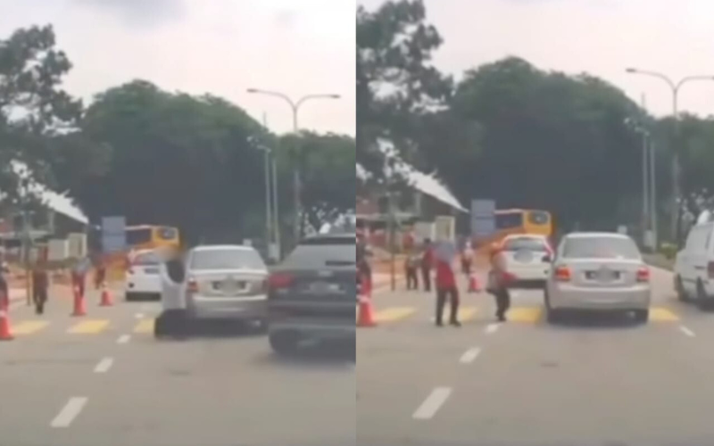 Individu rakam video tular budak kejar kereta dicari