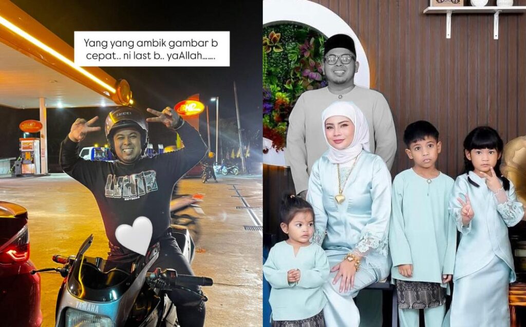 ‘Yang, yang ambil gambar b cepat, ni last b Ya Allah’