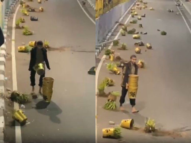 ‘Orang lain sibuk demonstrasi, dia kebas pasu jalan’