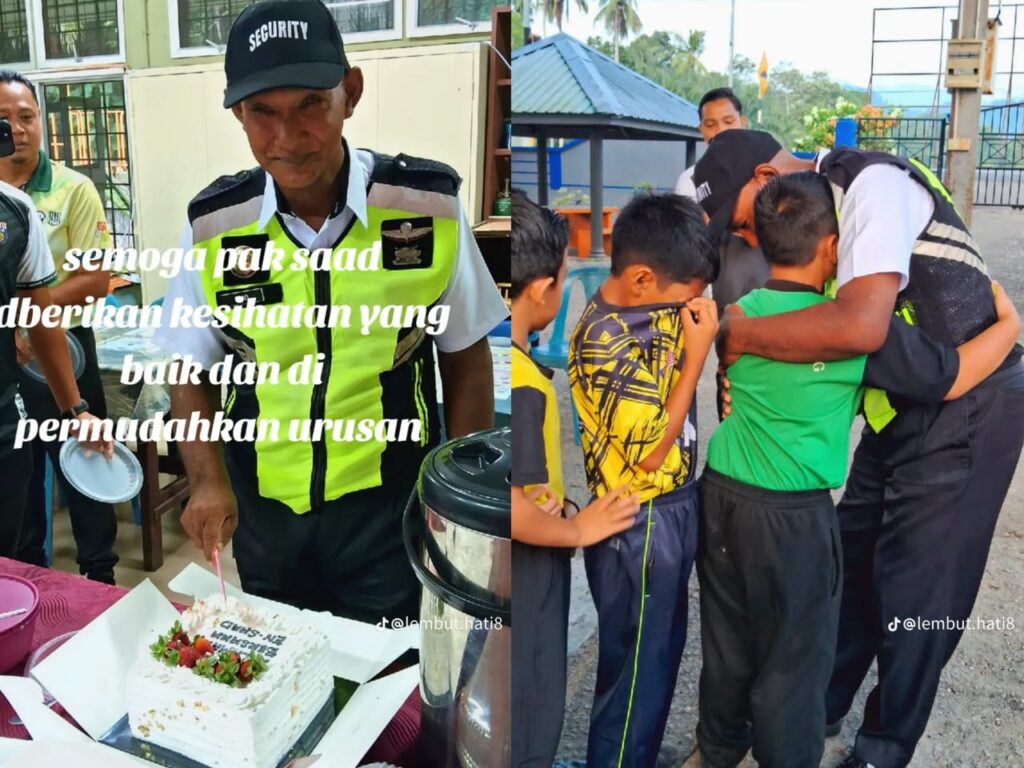 Satu sekolah ‘banjir’ Pak Cik Saad bersara