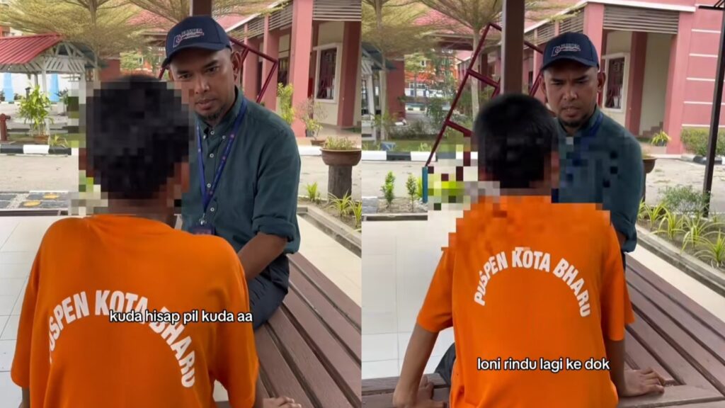 Laju panjat pokok kelapa lepas telan pil merah