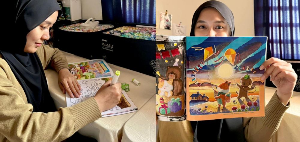 Mewarna terapi tenangkan fikiran