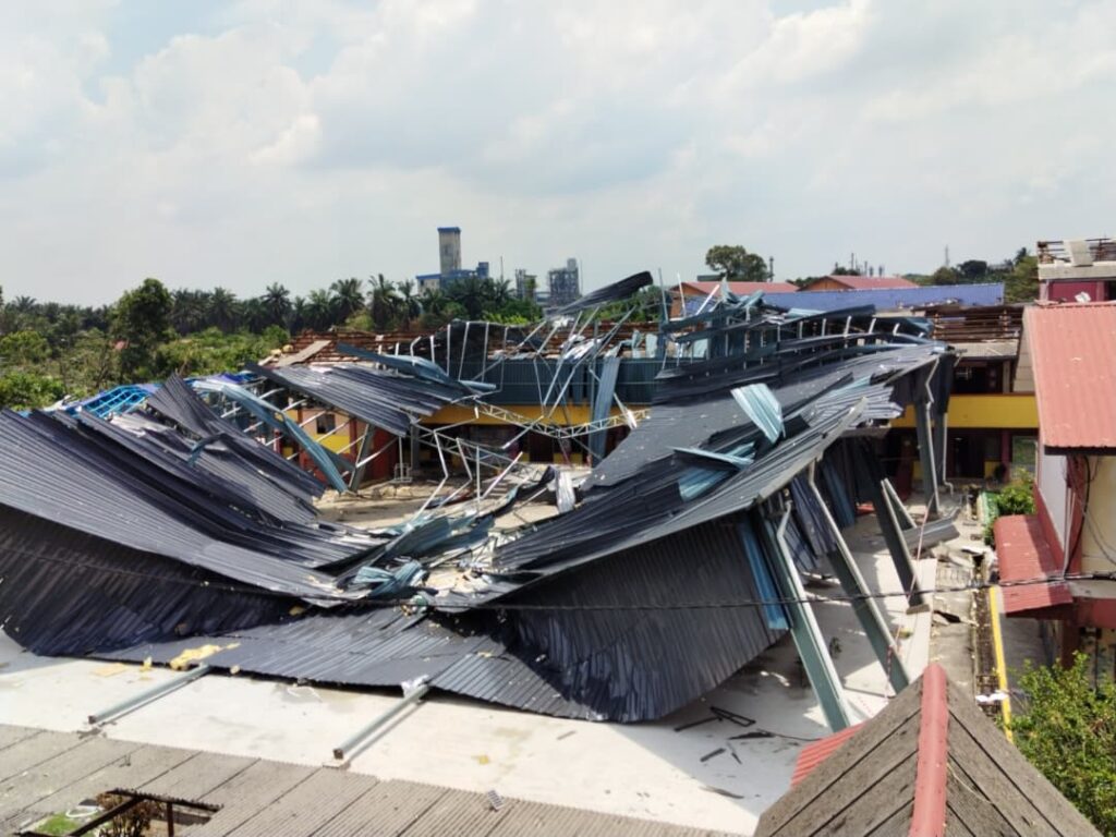 ‘Saya nampak angin pusar dua kali’