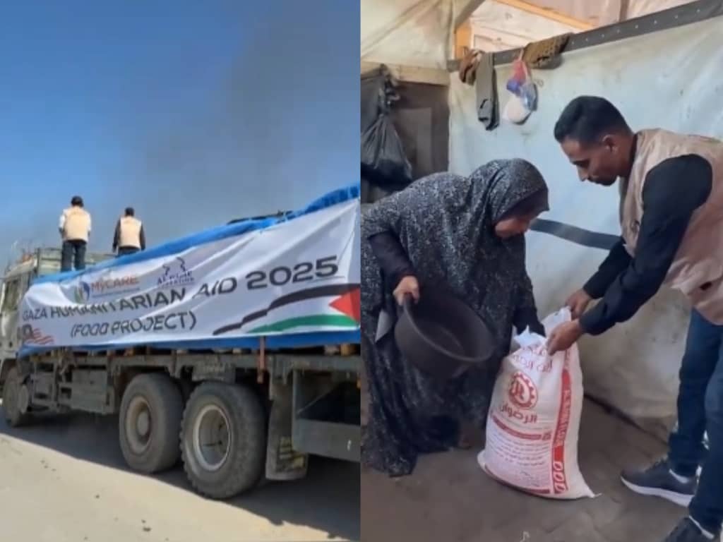 Trak bantuan MyCare masuk Gaza melalui lintasan Rafah