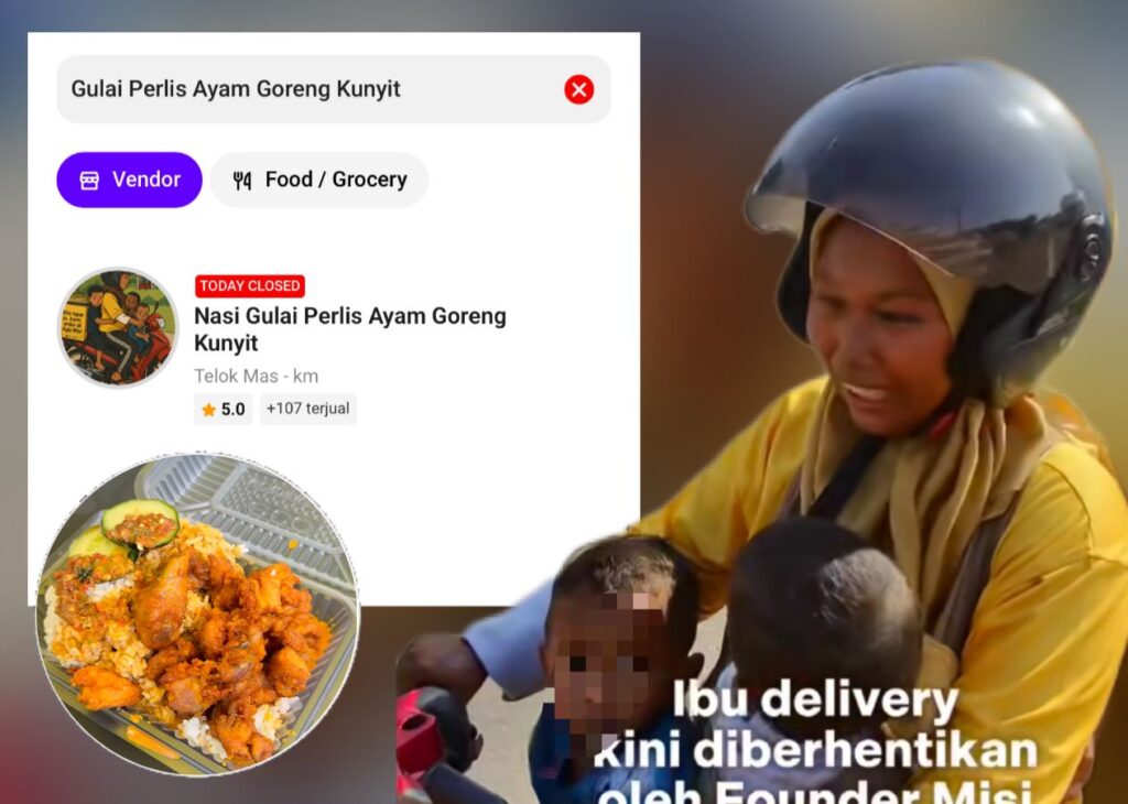Baru sehari berniaga, jualan ‘rider’ bonceng 3 anak laku keras