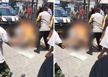 Pencuri motosikal disimbah petrol, tiba-tiba terbakar