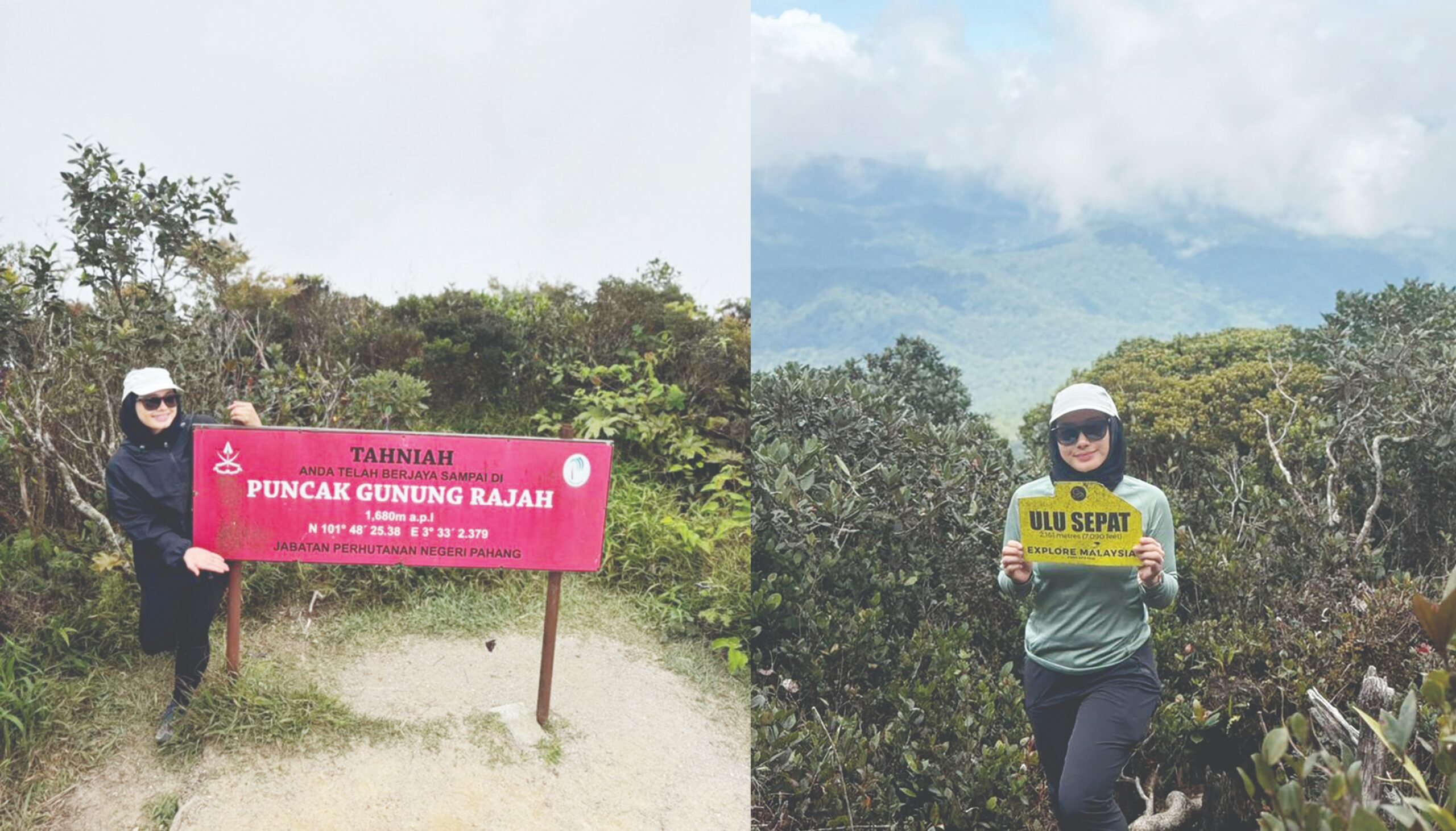 Nor Hidayah cari ketenangan di puncak gunung