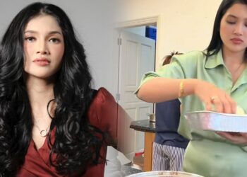 ‘Bukan hamil hanya mummy pouch, lain semua kurus’