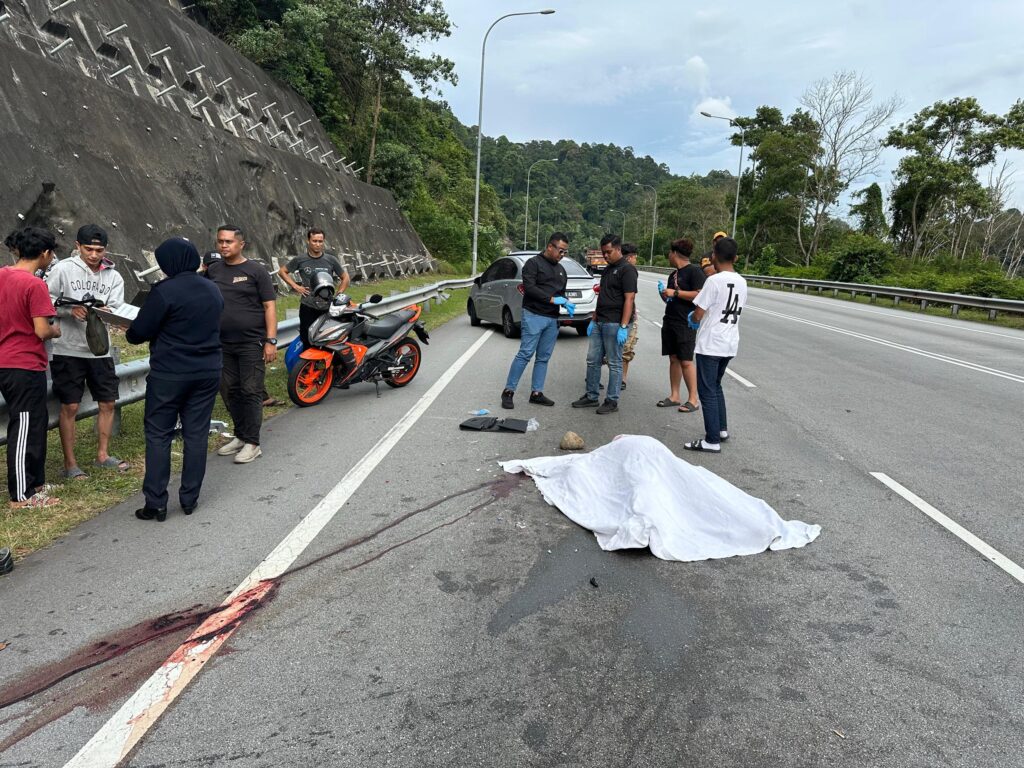 Penunggang motosikal maut dekat Bukit Putus