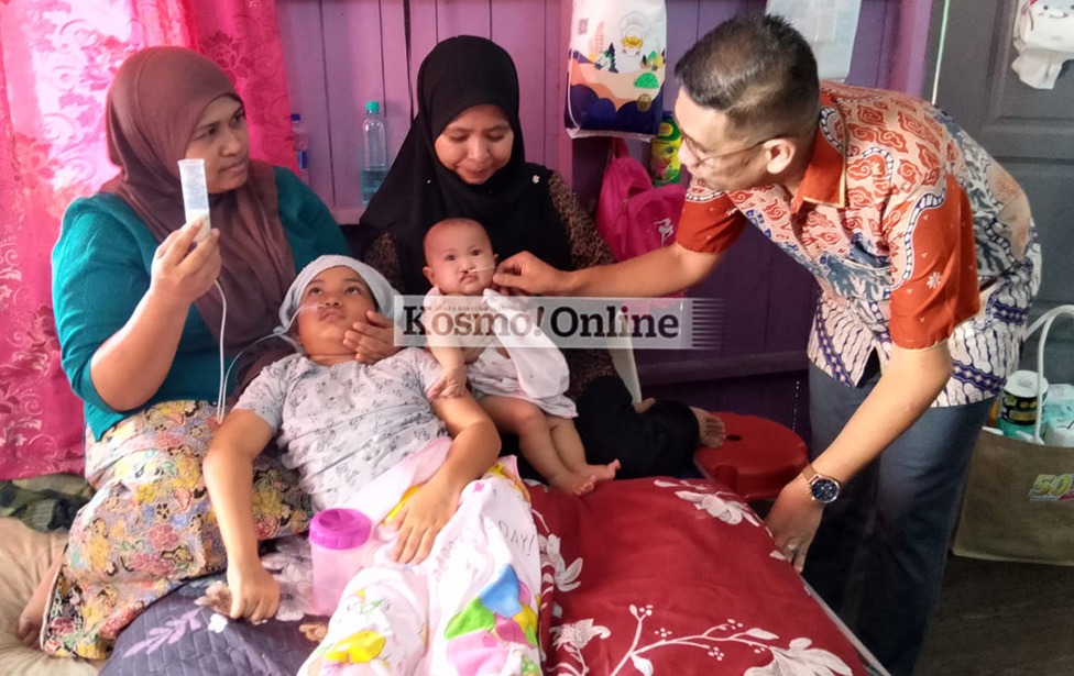Nur Elyana derita kanser pangkal otak, hanya mampu panggil mama