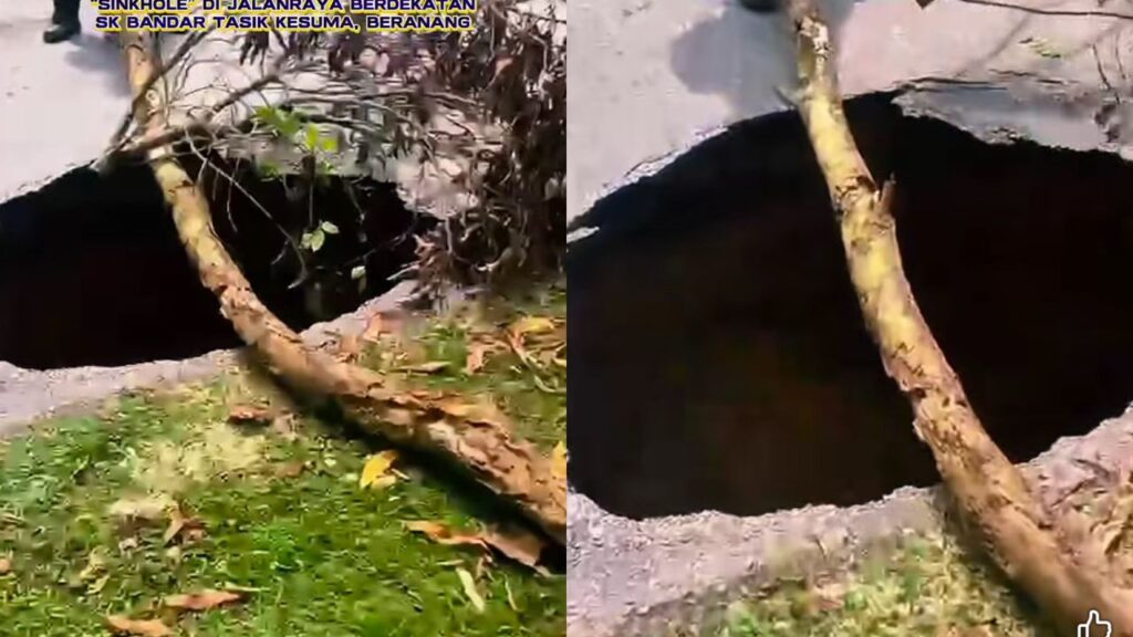 Lubang benam 4 meter di Bandar Tasik Kesuma