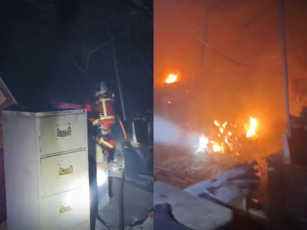 Pejabat Politeknik Merlimau terbakar awal pagi