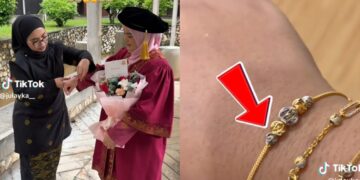 [VIDEO] Hanya sempat pakai 30 minit, gelang emas hadiah konvo hilang