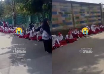 Murid berjemur 5 jam sambut datuk bandar