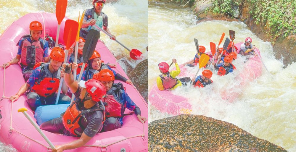 Water rafting Kuala Kubu Bharu cabar adrenalin