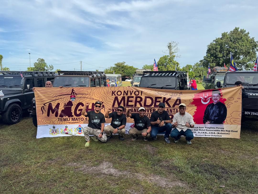 Konvoi LandRover Kelantan jalin ukhuwah