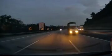 [VIDEO] Positif dadah, pemandu lori lawan arus 150 km ditahan