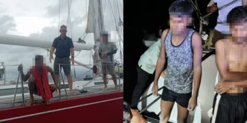 [VIDEO] Migran hanyut diselamatkan kapal dagang, kapal layar dan bot nelayan