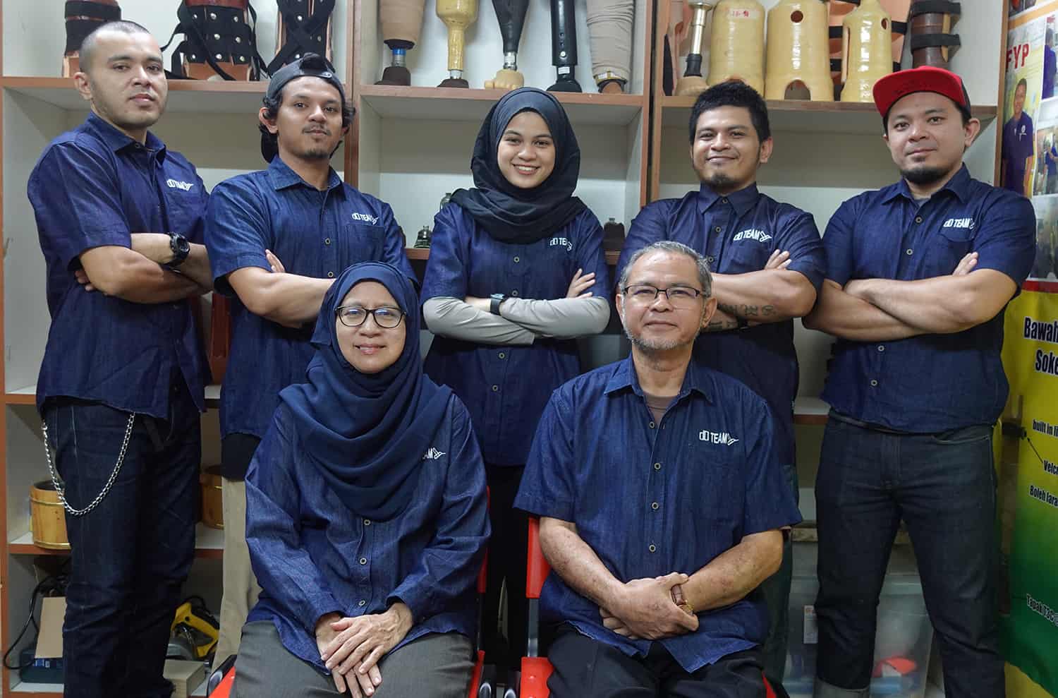 ‘Mereka senyum bila dapat kaki palsu’