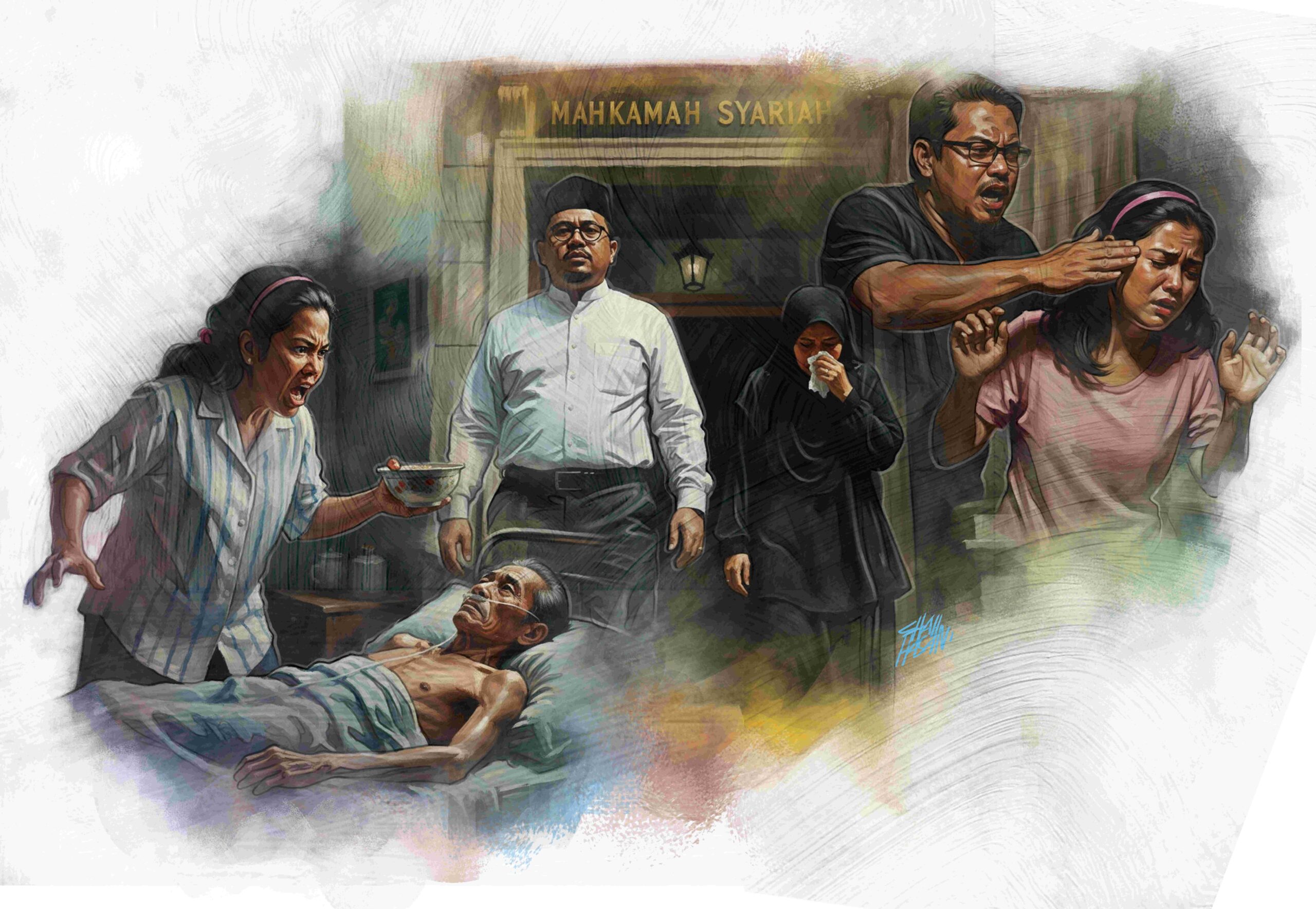 Cerai isteri enggan jaga bapa mentua hidap strok