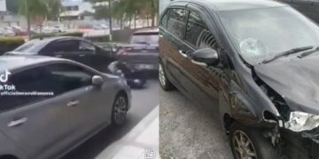 [VIDEO] Pelajar tiada lesen patah tangan kiri, tunggang lawan arus