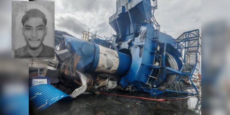 Allahyarham Alfarid baru sebulan bekerja