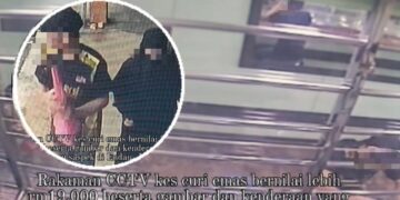 [VIDEO] Pasangan kekasih dicekup bawa lari barang kemas RM19,000