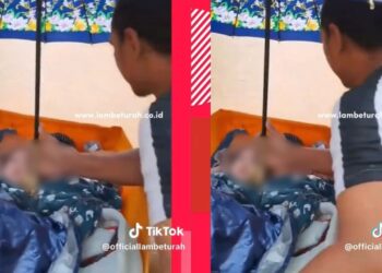 Bapa letak bayi kembar dalam tong 