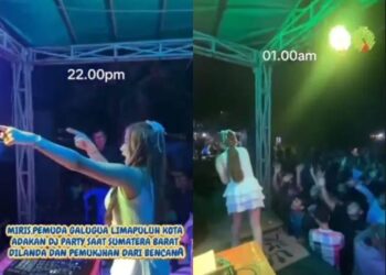 Pemuda adakan parti selepas banjir besar 