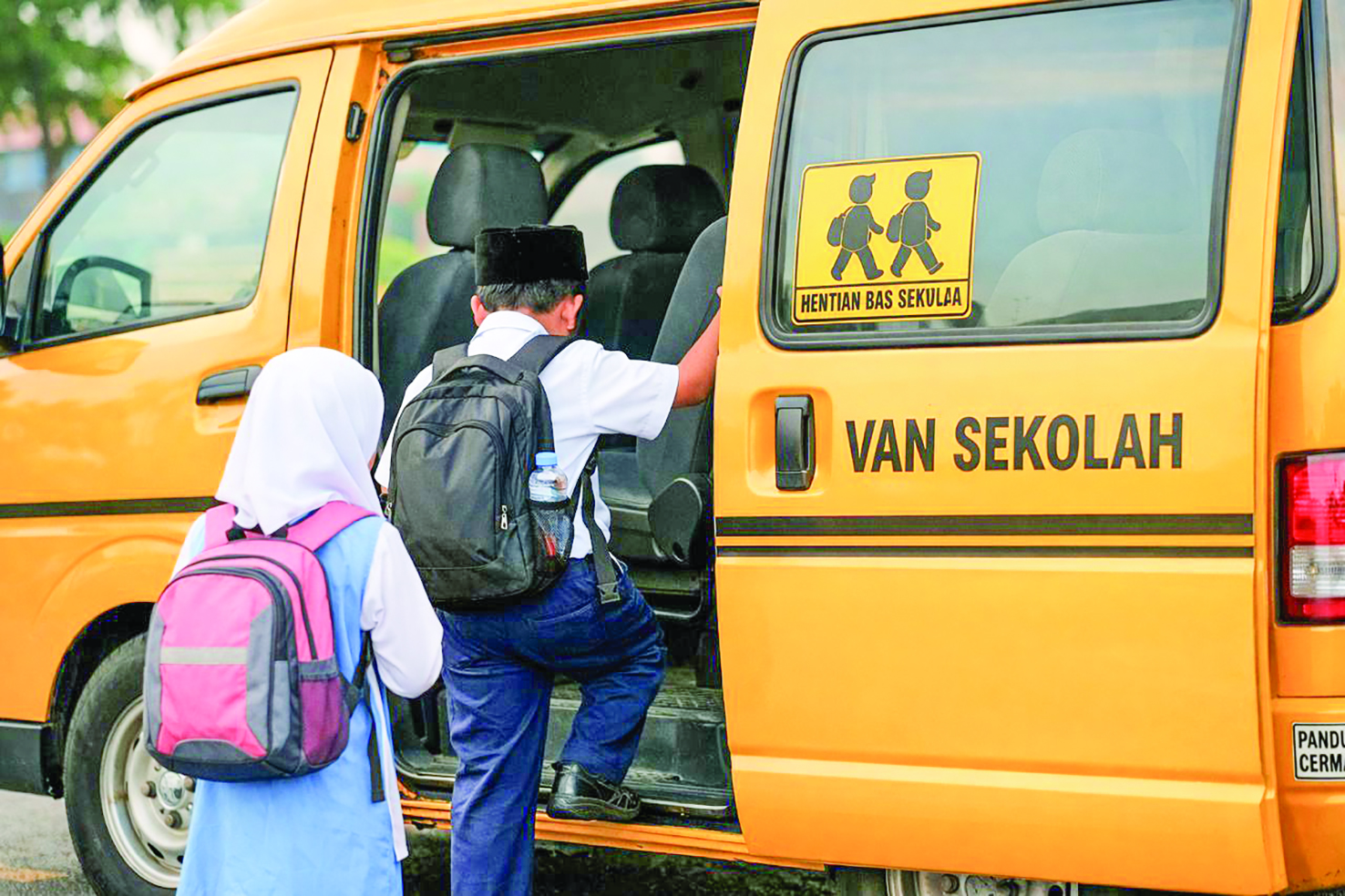 Tambang van sekolah naik lagi