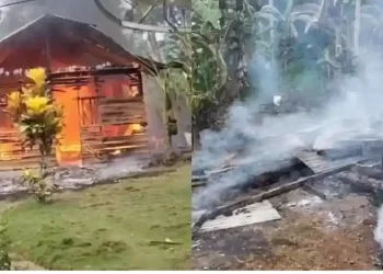Suami reda, isteri bakar rumah kerana marahkan anak