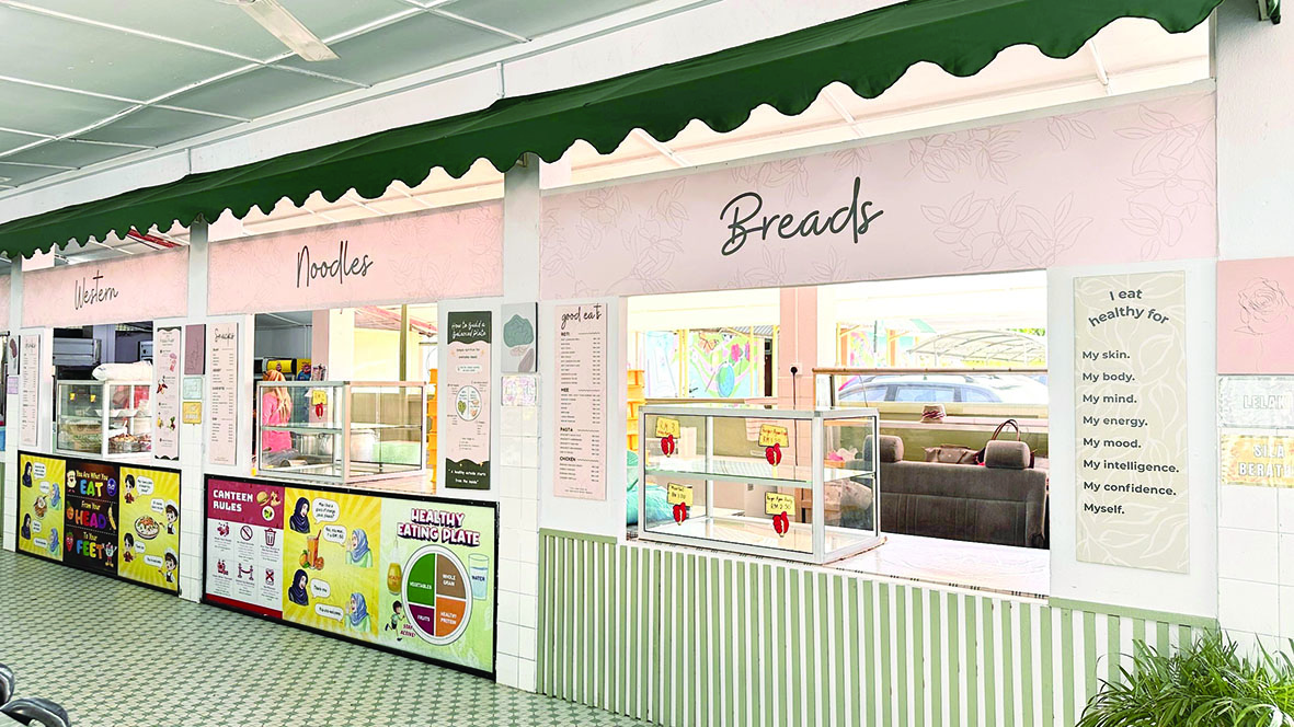 Transformasi kantin sekolah jadi ruang sosial moden