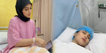 Kandungan usia 10 minggu, Fasha Sandha keguguran