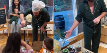 [VIDEO] Pasangan AS perkenal nasi lemak, teh tarik kepada anak