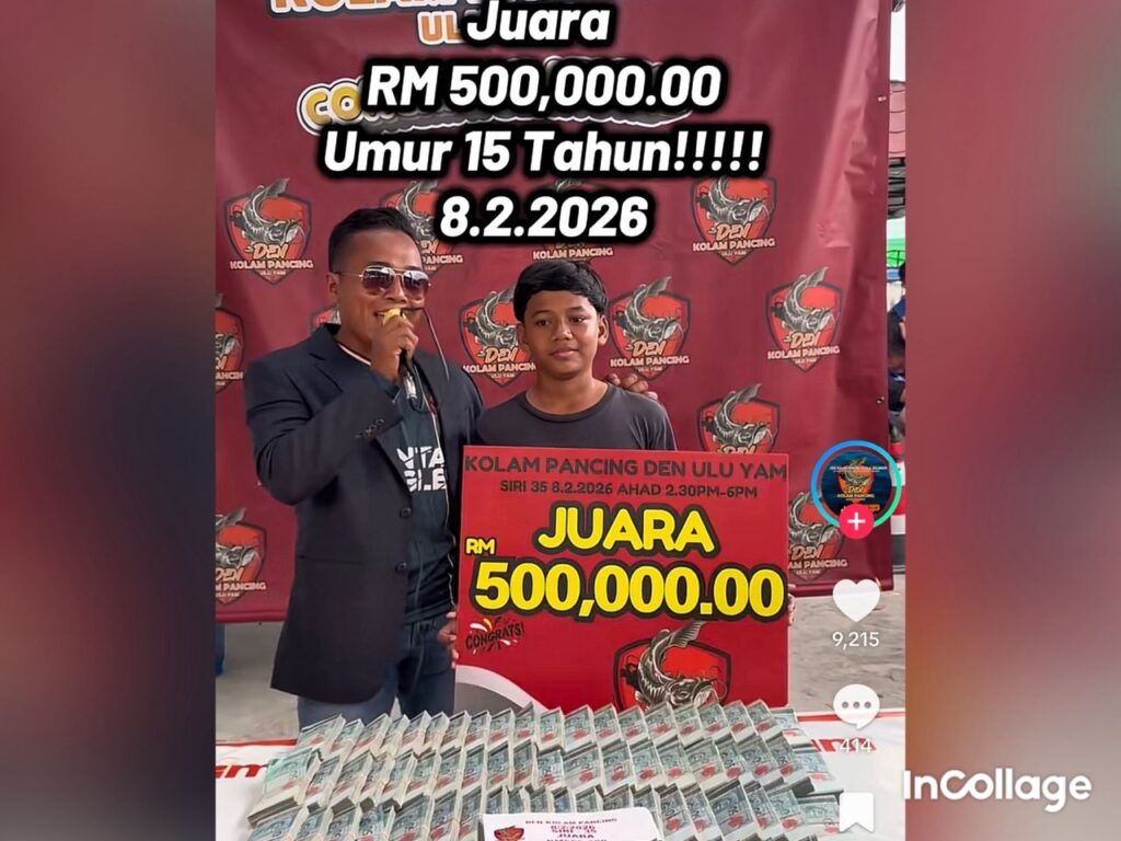 [VIDEO] Usia 15 tahun sapu RM500,000, juara pancing keli